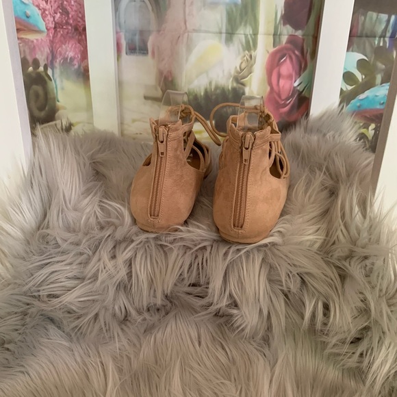 Nine West Lace Up Ballet Flats - Picture 3 of 6